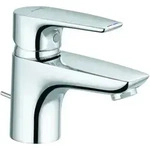Kludi Pure&solid Waschtischarmatur 343850575 chrom, DN 15, mit Metall-Ablaufgarnitur
