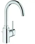 Grohe Concetto Waschtischarmatur 32629002 chrom, L-Size, mit Ablaufgarnitur,