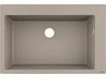 hansgrohe Einbausp&uuml;le 43313380 770 x 510 mm, 1 Hauptbecken, Hahnloch vordefiniert,