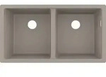 hansgrohe Unterbausp&uuml;le 43434380 820 x 450 mm, 2 Hauptbecken, betongrau