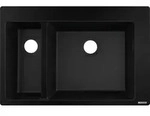 hansgrohe Einbausp&uuml;le 43315170 770 x 510 mm, 1 Haupt- und Zusatzbecken,