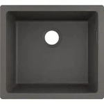 hansgrohe Unterbausp&uuml;le 43431290 500 x 450 mm, 1 Hauptbecken, steingrau