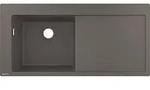 hansgrohe Einbausp&uuml;le 43330290 1050 x 510 mm, 1 Hauptbecken links, Abtropffl&auml;che,
