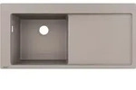 hansgrohe Einbausp&uuml;le 43330380 1050 x 510 mm, 1 Hauptbecken links, Abtropffl&auml;che,