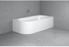 Bette BetteLux Oval Silhouette Badewanne 3435-000CELVS weiß, 175x80x45cm