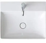 Duravit DuraSquare M&ouml;bel-Waschtisch geschliffen 2353500071 50x47cm, ohne &Uuml;berlauf,