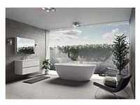 Riho Bilbao freistehende Badewanne B118001105 weiß matt, 170x80cm, mit Verkleidung