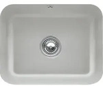 Villeroy und Boch Unterbausp&uuml;le 670602KD mit Ablaufgarnitur, Exzenterbet&auml;tigung,