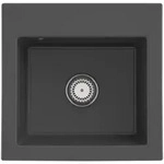 Villeroy und Boch Subway 50 S Einbausp&uuml;le 331501i4 mit Ablaufgarnitur, 525 x 510 mm,