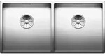 Blanco Claron Sp&uuml;le 521618 400/400-U, 86,5 x 44 cm, Edelstahl Seidenglanz, ohne