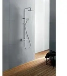 Kludi Logo Einhebelmischer Dual-Shower-System 6808505-00 chrom, mit Kopf- und