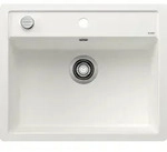 Blanco Sp&uuml;le 514771 60,5 x 50 cm, PuraDur wei&szlig;, Ablauffernbedienung mit