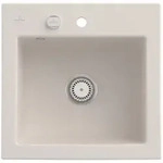 Villeroy und Boch Subway 50 S Einbausp&uuml;le 331502KR mit Ablaufgarnitur,