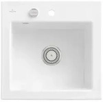 Villeroy und Boch Subway 50 S Einbausp&uuml;le 331502KG mit Ablaufgarnitur,