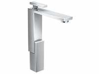 hansgrohe Axor Edge Waschtischarmatur 46031000 chrom, Diamantschliff, mit Push-Open