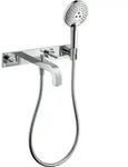 hansgrohe Axor Citterio Fertigmontageset 39442000 Unterputz-3-Loch-Wannenarmatur, mit