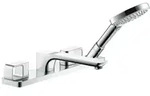 hansgrohe Fertigmontageset Axor Urquiola 11443000 4-Loch-Wannenrandarmatur, chrom