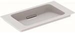 Geberit One M&ouml;bel-Waschtisch 500391012 75x13x40cm, ohne Hahnloch, wei&szlig;