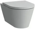LAUFEN Kartell Wand-Tiefsp&uuml;l-WC H8203377590001 grau matt, sp&uuml;lrandlos, Form innen