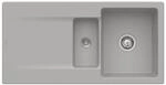 Villeroy & Boch Siluet Einbausp&uuml;le 333701KD mit Ablaufgarnitur und Handbet&auml;tigung,