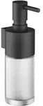 Dornbracht Spender 83435970-33 Wandmodell, Flasche aus Kristallglas, matt, Schwarz