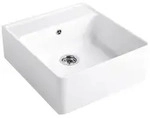 Villeroy und Boch Sp&uuml;lstein Einzelbecken 632062RW Ablaufgarnitur,