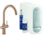 Grohe Blue Home Sp&uuml;ltisch-Einhebelmischer 31455DL1 warm sunset geb&uuml;rstet,