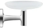 Duravit Starck T Seifenschale 0099331000 chrom, Glas matt