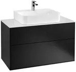 Villeroy & Boch Finion Unterschrank G10100PD 100x60,3x50,1cm, Black Matt Lacquer