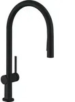 hansgrohe Talis M54 K&uuml;chenarmatur 72801670 mit Ausziehbrause 2jet, sBox, mattschwarz