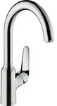 hansgrohe Focus M42 K&uuml;chenarmatur 220 1jet 71802000 chrom, schwenkbarer Auslauf
