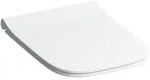 Geberit Smyle Square WC-Sitz 500239011 weiss, ohne Absenkautomatik, Scharniere chrom