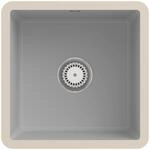 Villeroy und Boch Unterbausp&uuml;le 332501SM mit Ablaufgarnitur und Handbet&auml;tigung,
