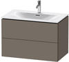 Duravit L-Cube Waschtisch-Unterschrank LC630709090 82 x 48,1 cm, flannel grey