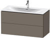 Duravit L-Cube Waschtisch-Unterschrank LC630809090 102 x 48,1 cm, flannel grey