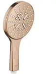 Grohe Rainshower Handbrause 26574DL0 warm sunset geb&uuml;rstet, 3 Strahlarten, mit