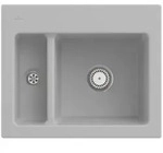 Villeroy und Boch Subway 60 XM Einbausp&uuml;le 678001SM mit Ablaufgarnitur, 620 x 510