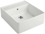 Villeroy und Boch Sp&uuml;lstein Einzelbecken 632061SM Ablaufgarnitur, Handbet&auml;tigung,