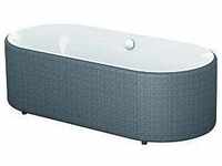 Bette BetteLux Oval Couture Badewanne 3466-000TX 180x80x45cm, weiß