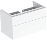Geberit Xeno&sup2; Waschtisch-Unterschrank 500509011 88x53x46,2cm, hochgl&auml;nzend/wei&szlig;,