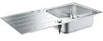Grohe Einbausp&uuml;le 31563SD1 86x50cm, aufliegend oder fl&auml;chenb&uuml;ndig, 1 Becken,
