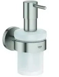 Grohe Essentials Seifenspender 40448DC1 supersteel, mit Halter