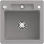 Villeroy und Boch Siluet Sp&uuml;le 334502KD mit Ablaufgarnitur und Exzenterbet&auml;tigung,
