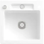 Villeroy und Boch Siluet Sp&uuml;le 334502R1 mit Ablaufgarnitur und Exzenterbet&auml;tigung,