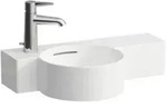 LAUFEN Val Handwaschbecken H8152834001051 55x31,5cm, Ablage rechts, mit &Uuml;berlauf,