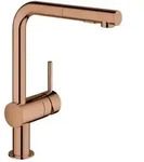 Grohe Minta Sp&uuml;ltisch-Einhebelmischer 30274DA0 warm sunset, herausziehbare