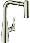 hansgrohe Metris M7116-H220 K&uuml;chenarmatur 73800800 Edelstahl-Optik, mit sBox,...