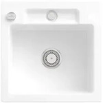 Villeroy und Boch Siluet Sp&uuml;le 334502KG mit Ablaufgarnitur und Exzenterbet&auml;tigung,