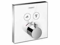 hansgrohe ShowerSelect Brausethermostat 15738400 Unterputz Thermostat, 2 Verbraucher,