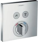 hansgrohe ShowerSelect Mischer 15768000 Unterputz Armatur, f&uuml;r 2 Verbraucher,...